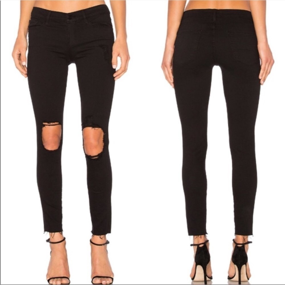 Frame Denim Le Skinny De Jeanne Crop